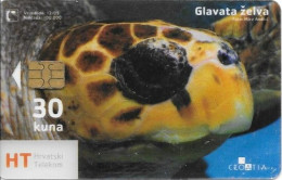 Croatia: Hrvatski Telekom - Underwater World, Glavata Zelva. Transparent - Kroatien