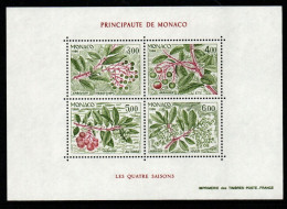 Monaco 1986 - Mi.Nr. Block 34 - Postfrisch MNH - Bäume Trees - Alberi