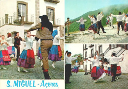 AÇORES, SÃO MIGUEL - Vários Aspetos De GRUPO FOLCLÓRICO  (2 Scans) - Açores