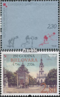 Kroatien 760,783 (kompl.Ausg.) Postfrisch 2006 Leichtathletik EM, Bjelowar - Kroatien