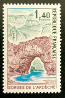 1971 FRANCE N 1687 GORGES DE L’ARDÈCHE - NEUF** - Unused Stamps