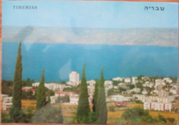 ISRAEL TIBERIAS KINNERET LAKE GALILEE SEA GOLAN MOUNTAIN CARTE POSTALE CARTOLINA ANSICHTSKARTE POSTCARD POSTKARTE CARD - Israel