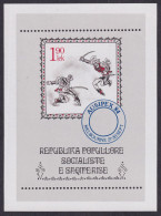 Albania, 1984, AUSIPEX, Melbourne Exhibition, Souvenir Sheet - Albania