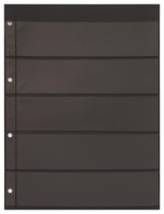 Kobra Einsteckblätter Schwarz E25 Mit 5 Streifen (10er Pack) Neu ( - Autres & Non Classés
