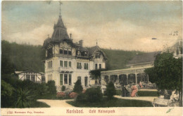 Karlsbad - Cafe Kaiserpark - Boehmen Und Maehren