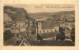 Aussig - Blick Auf Die St. Adalbertikirche - Böhmen Und Mähren