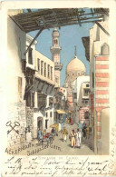 Strasse In Cairo - Litho - Caïro