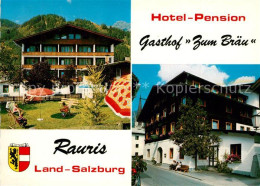 73614492 Rauris Gasthof Zum Braeu Garten Rauris - Autres & Non Classés