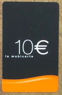 ORANGE MOBICARTE 10 EUROS SPÉCIMEN MBC MOBI GSM SCHEDA PHONE CARD PREPAID PREPAYÉE CALLING CARTE TELECARTE - Mobicartes