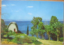 ISRAEL TIBERIAS KINNERET LAKE GALILEE SEA YMCA MEMORIAL CARTE POSTALE CARTOLINA ANSICHTSKARTE POSTCARD POSTKARTE CARD - Israël