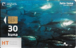 Croatia: Hrvatski Telekom - Underwater World, Jato Tuna. Transparent - Kroatië