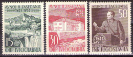 Yugoslavia 1953 -1st Republican Legislative Assembly AVNOJ II  - Mi 735-737 - MNH**VF - Nuevos