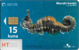 Croatia: Hrvatski Telekom - Underwater World, Morski Konjic. Transparent - Croazia