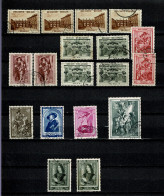 1939 504/511 & 512 ( Lot  18  Timbres ° ) : RUBENS &  MEMLING - Gebruikt