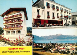 73614191 Weyregg Attersee Gasthof Post Panorama Weyregg Attersee - Andere & Zonder Classificatie