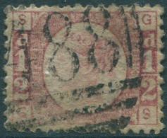 Great Britain 1870 SG49 ½d Rose QV SGGS Plate 10 FU (amd) - Autres & Non Classés