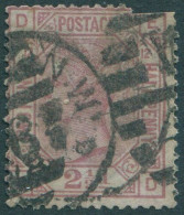 Great Britain 1876 SG141 2½d Rosy Mauve QV DEED Orb Wmk Plate 12 GU (amd) - Otros & Sin Clasificación