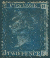 Great Britain 1858 SG47 2d Deep Blue QV FNNF FU (amd) - Ohne Zuordnung