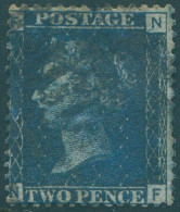 Great Britain 1858 SG47 2d Deep Blue QV FNNF FU (amd) - Non Classificati