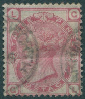 Great Britain 1873 SG143 3d Rose QV LGGL Spray Of Rose Wmk Plate 19 FU (amd) - Autres & Non Classés