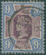 Great Britain 1887 SG209 9d Dull Purple And Blue QV #2 FU (amd) - Altri & Non Classificati