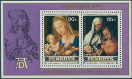 Cook Islands Penrhyn 1978 SG127 Christmas MS MNH - Penrhyn