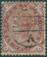 Great Britain 1880 SG167 1½d Venetian Red QV FU (amd) - Other & Unclassified