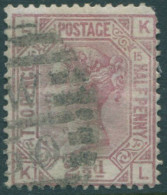 Great Britain 1876 SG141 2½d Rosy Mauve QV LKKL Orb Wmk Plate 15 FU (amd) - Altri & Non Classificati