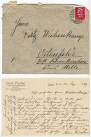 Germany 1929 Cover & Letter; Greven (Westf.) - Heinr. Fischer, Tuch- Und Maßgeschäft; 15pf. President Hindenburg - Briefe U. Dokumente