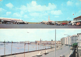 AÇORES, SÃO MIGUEL - Aeroporto De Ponta Delgada E Avenida Infante D. Henrique  (2 Scans) - Açores