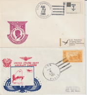 16027 PORTE AVIONS US - AIRCRAFT CARRIER - 5 Enveloppes - Seepost