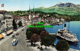 R596763 Luzern. Schweizerhofquai Mit Rigi. 76. Photoglob. Wehrli A. G. Zurich - Welt