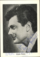 CPA Schauspieler Walter Fiedler, Portrait, Autogramm - Actores