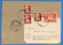 Allemagne Zone Soviétique - 1949 - Lettre De Freiberg - G32752 - Other & Unclassified