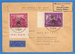 Allemagne Zone Soviétique - 1950 - Lettre Par Avion De Leipzig - G32712 - Sonstige & Ohne Zuordnung