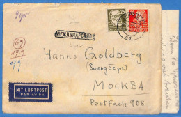 Allemagne Zone Soviétique - 1952 - Lettre Par Avion De Lepzig Aux URSS - G32709 - Other & Unclassified