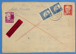 Allemagne Zone Soviétique - 1953 - Lettre Durch Eilboten De Leipzig - G32706 - Sonstige & Ohne Zuordnung