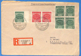 Allemagne Zone Soviétique - 1945 - Lettre Einschreiben De Leipzig - G32697 - Other & Unclassified