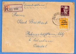 Allemagne Zone Soviétique - 1949 - Lettre Einschreiben De Eisenach - G32696 - Sonstige & Ohne Zuordnung