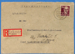 Allemagne Zone Soviétique - 1950 - Lettre Einschreiben De Erkner - G32701 - Sonstige & Ohne Zuordnung