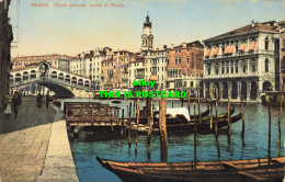 R596772 Venezia. Canal Grande Ponte Di Rialto. C. T. K. 5312. Carl Kunzli Tobler - Welt