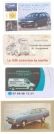 4 Cartes Avec Automobiles, Daewoo, Arcelor Mittal, Brocante, Automobile Break - Unclassified