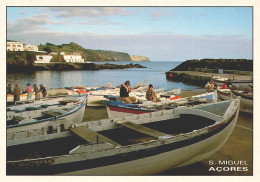 AÇORES, SÃO MIGUEL - Porto De Pesca Dos Carneiros  (2 Scans) - Açores