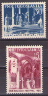 Yugoslavia 1955 - Dubrovnik Summer Festival - Mi 761-762 - MNH**VF - Ongebruikt