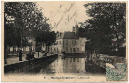 58 - B21134CPA - MOULINS ENGILBERT - Abreuvoir - Assez Bon état - NIEVRE - Moulin Engilbert