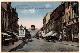 0 - B19755CPA - ALLEMAGNE - Zweibrucken - Fruchtmarktstrasse Und Ludwigsschule - Très Bon état - EUROPE - Zweibrücken