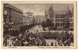 0 - B19729CPA - ALLEMAGNE - WIESBADEN - Schlossplatz - Franzos. Friedenfeier 1919 - Très Bon état - EUROPE - Wiesbaden