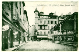 46 - B18656CPA - FIGEAC - Place Carnot - Très Bon état - LOT - Figeac