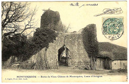 32 - B26329CPA - MONTESQUIOU - Restes Du Vieux Château - Carte Pionniere - Très Bon état - GERS - Altri & Non Classificati