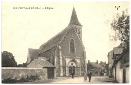 18 - B23607CPA - IVOY LE PRE - L' Eglise - Très Bon état - CHER - Autres & Non Classés